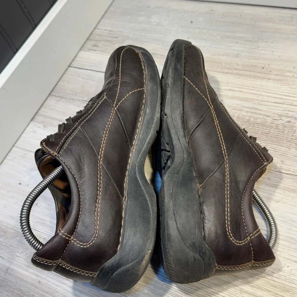 Vintage GBX‎ Shoe Men's 8M Brown Leather Chunky Oxford Lace Up Workwear Y2K